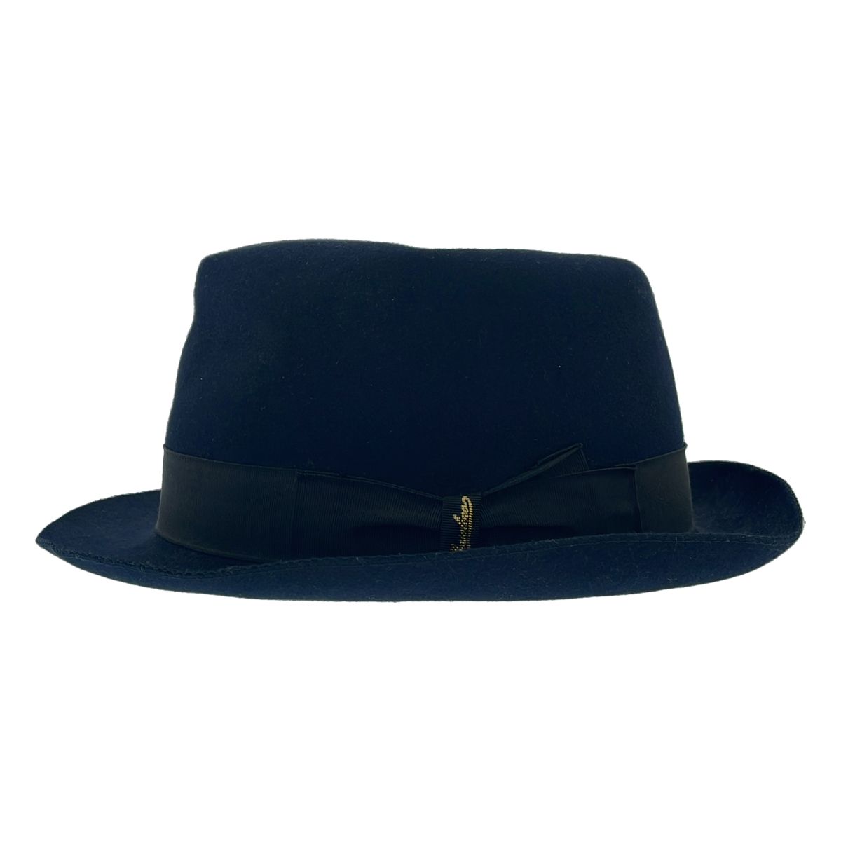 Borsalino ボルサリーノ ラビットファー リボンハット ネイビー - メルカリ