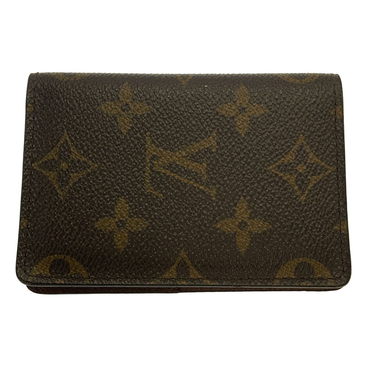 LOUIS VUITTON ルイヴィトン M61732 オーガナイザードゥポッシュ モノグラムカードケース ブラウン