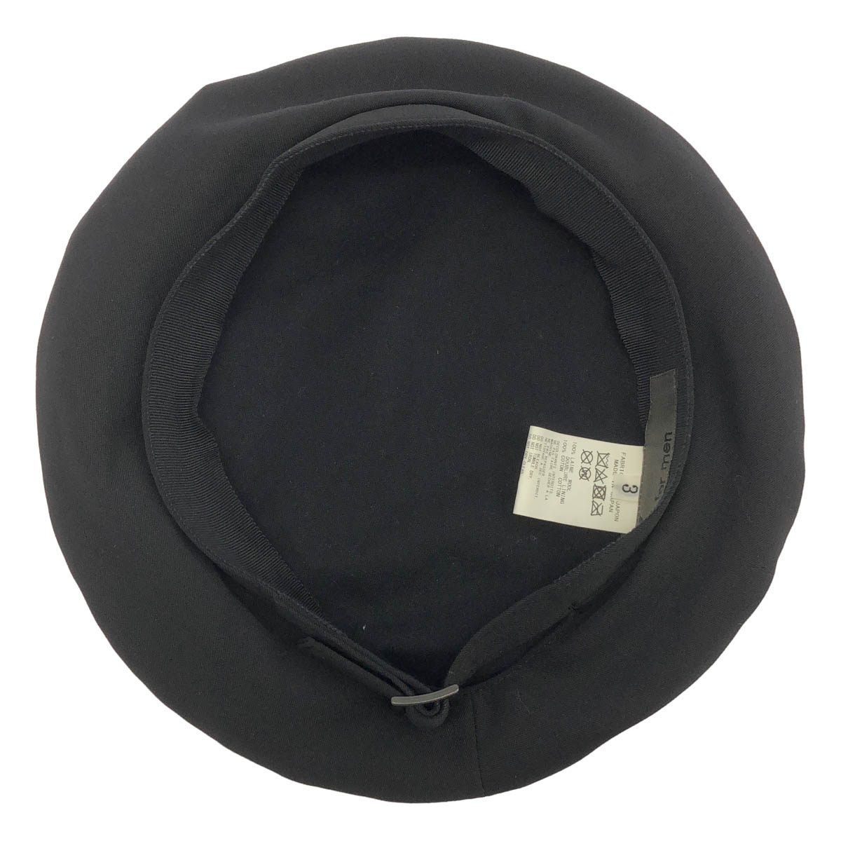 Y's for men ワイズ フォーメン GABARDINE ADJUSTABLE BERET ウール