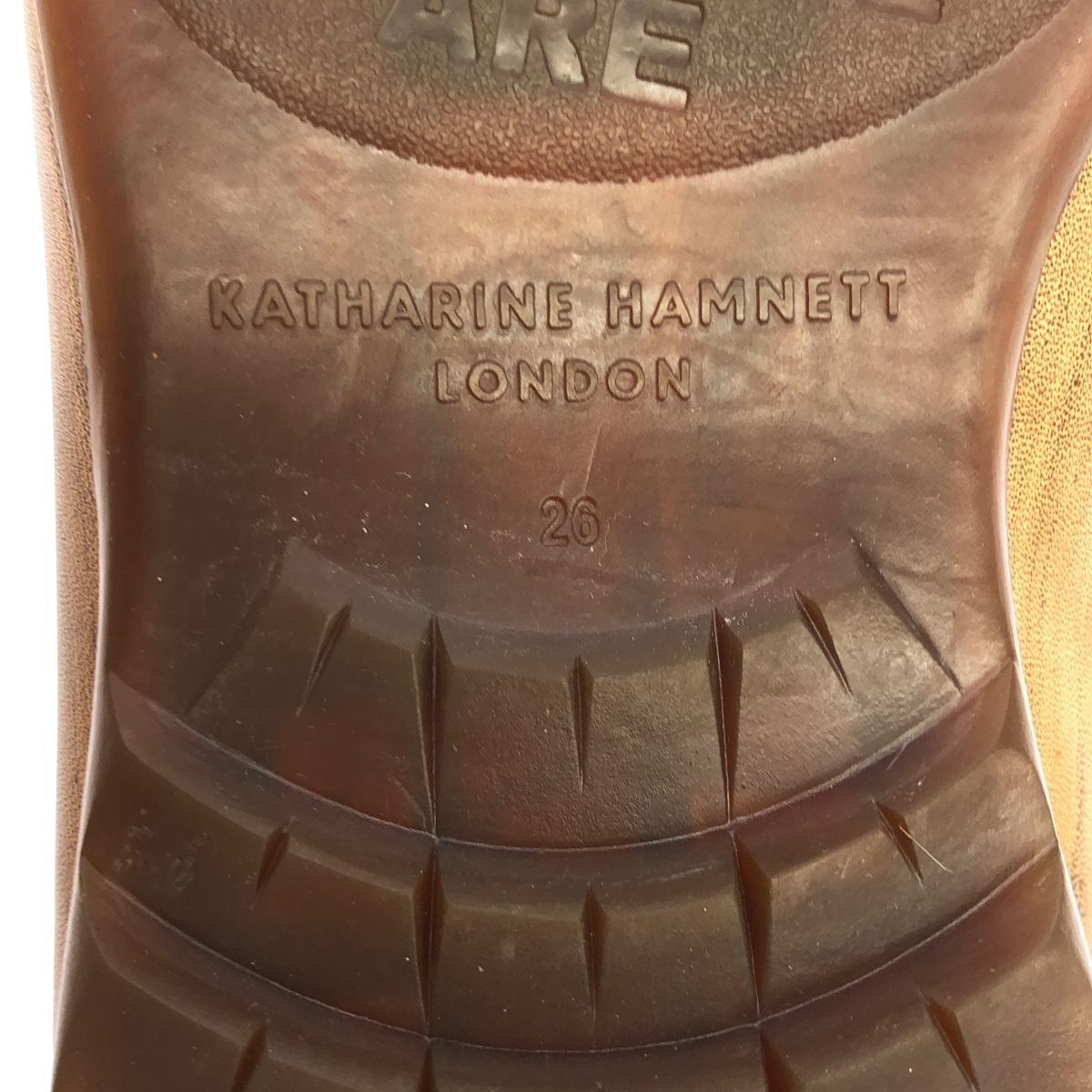 KATHARINE HAMNETT キャサリンハムネット レザースリッポンシューズ