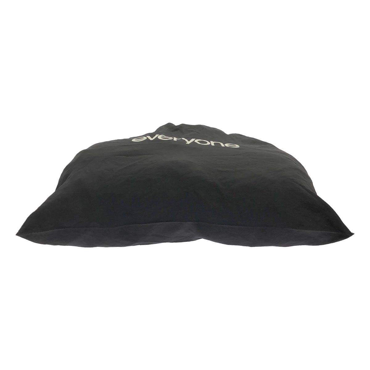 everyone エブリワン nylon big shoulder bag black ナイロンロゴ
