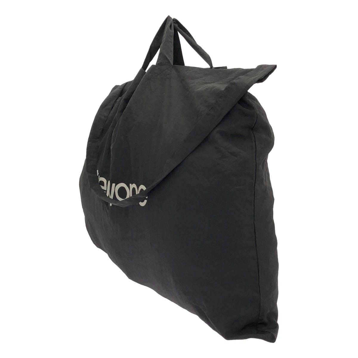 バッグ everyone nylon big shoulder bag (BLACK) everyone エブリワン nylon big shoulder bag black ナイロンロゴ