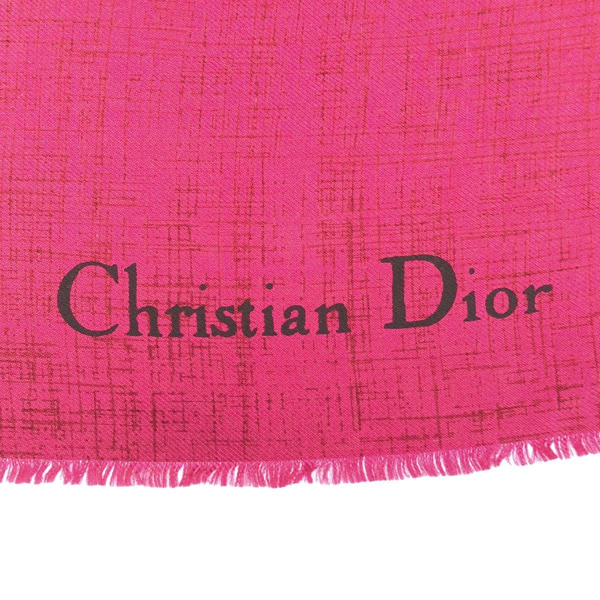 Christian Dior クリスチャンディオール フルーツプリントスカーフ