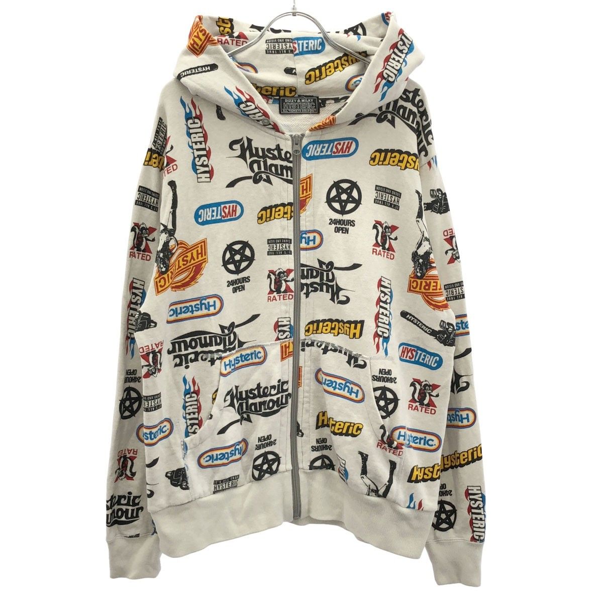HYSTERIC GLAMOUR ヒステリックグラマー CHAINSAWジップアップ 