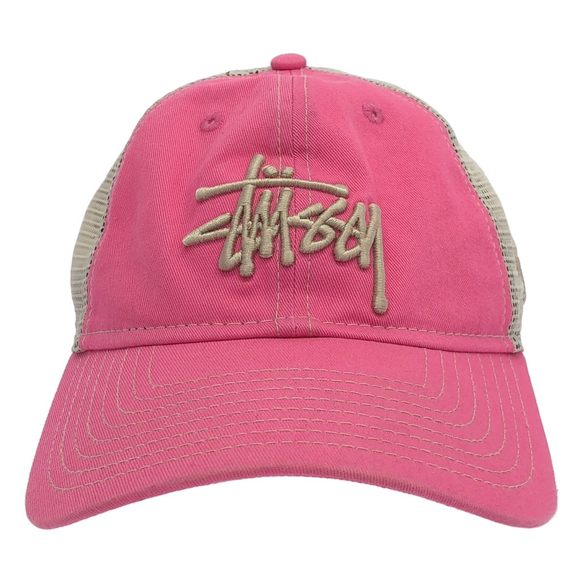 Stussy ステューシー NEW ERA 9Twenty WASHED BASIC TRUCKER トラカーキャップ 1311164 ピンク OS