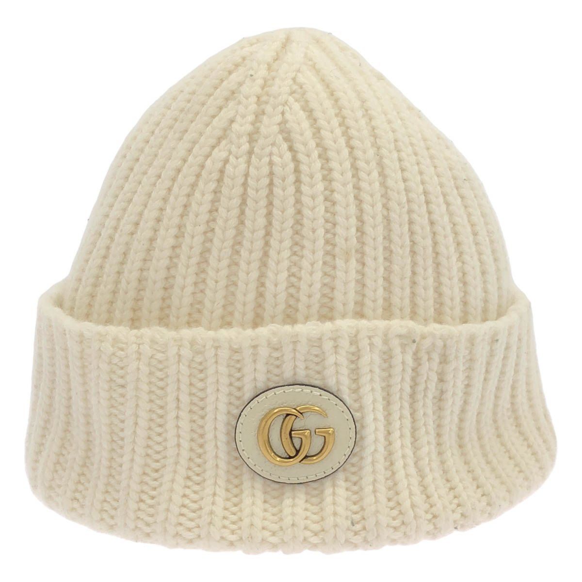 GUCCI グッチ ダブルGウールカシミアニットキャップ 764594 3GB02