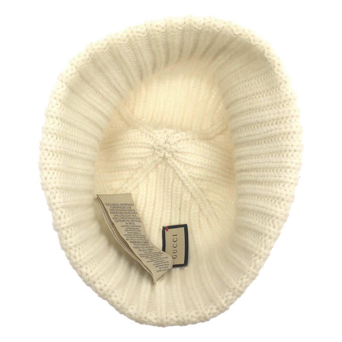 GUCCI グッチ ダブルGウールカシミアニットキャップ 764594 3GB02