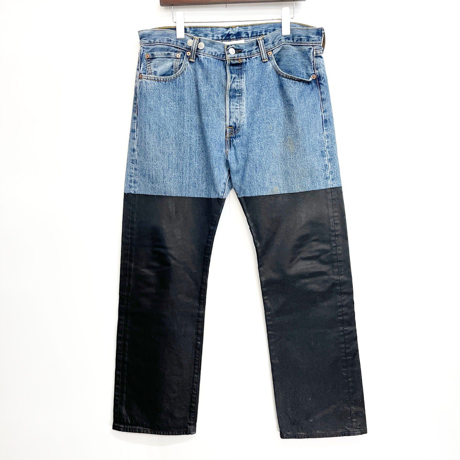 BASICKS VINTAGE Levi's 501 2TONE COATING DENIM ベイシックス ヴィンテージ リーバイス501 2トーン コーティング デニム パンツ Ks6-69