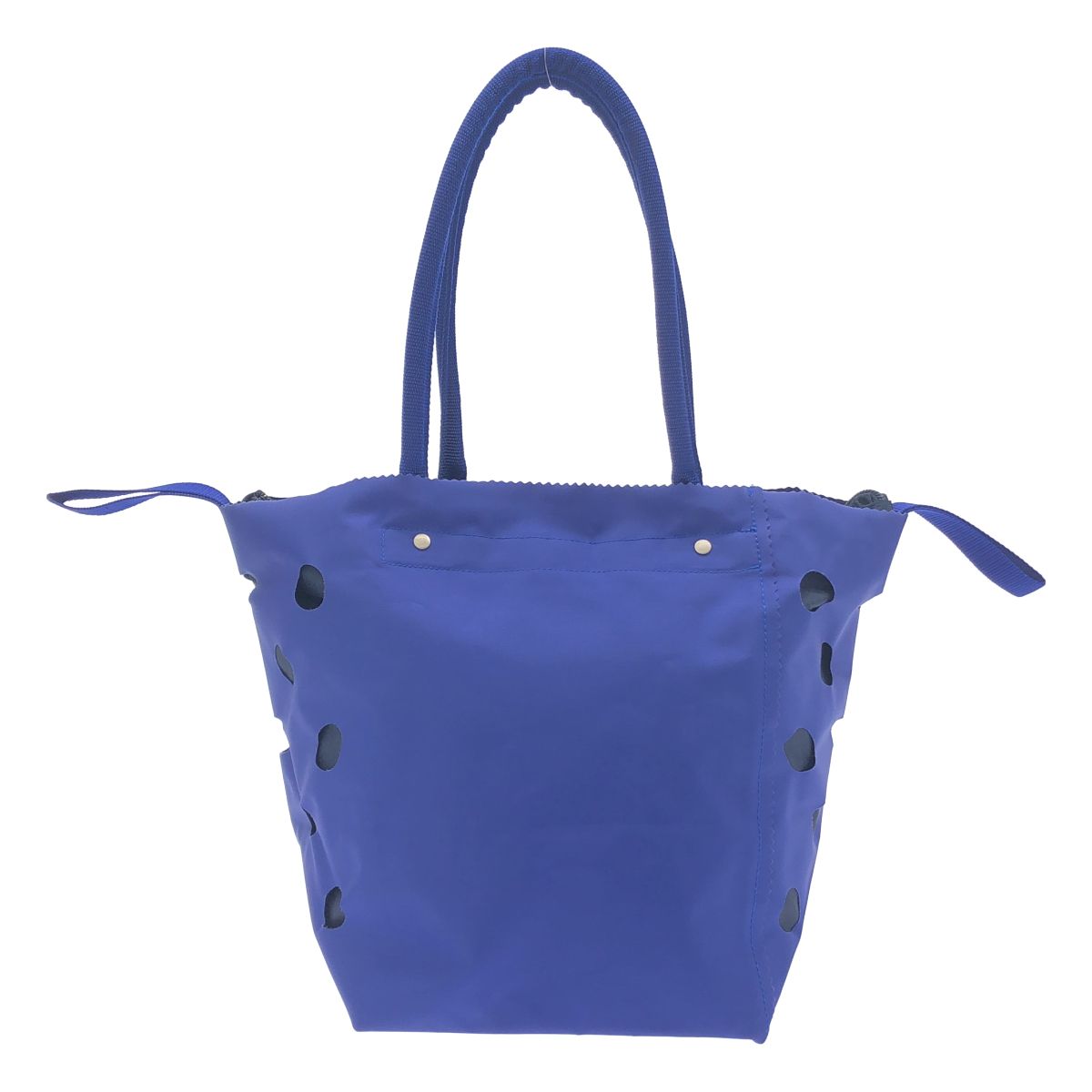 PLEATS PLEASE ISSEY MIYAKE プリーツプリーズ イッセイミヤケ カッティングドットナイロントートバッグ PP69-AG177 ブルー