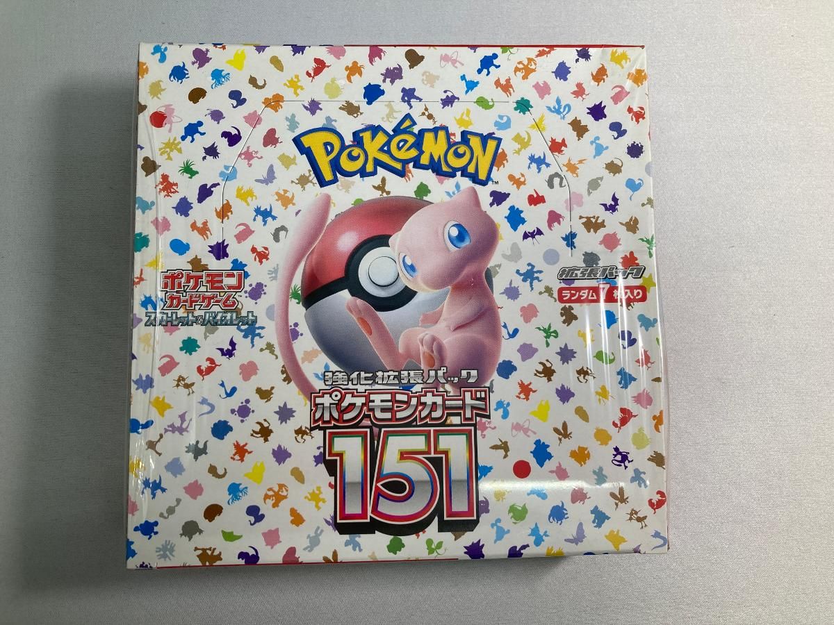 スカーレット&バイオレット 強化拡張パック 151(シュリンク未開封BOX) 傷有り ポケモンカード ポケカ