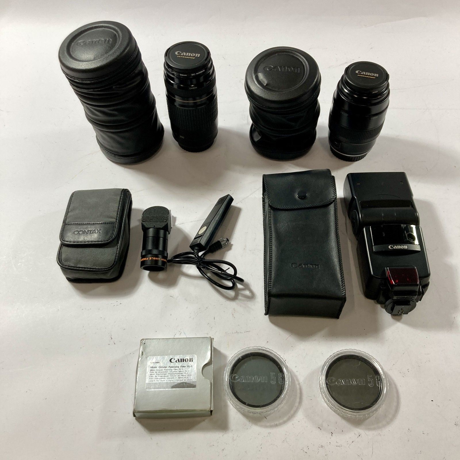 ★ カメラ機材 アクセサリー まとめ商品 Canon ズームレンズ EF 75–300mm/ EF 100mm f/2.8 Macro USM/ 他 動作未 ジャンク品