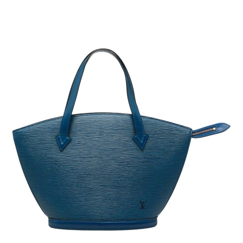 ルイ ヴィトン エピ サンジャック ハンドバッグ M52275 トレドブルー レザー レディース LOUIS VUITTON【1-0273348】
