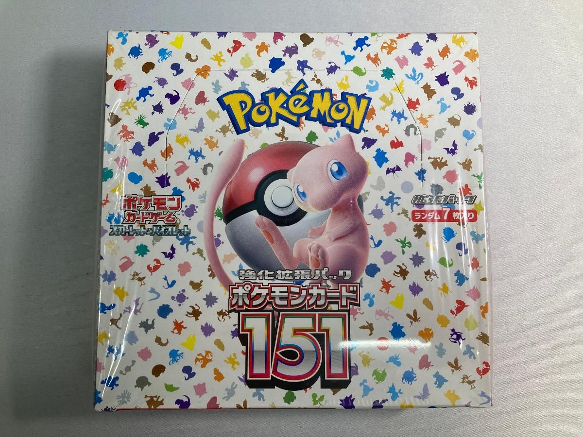 スカーレット&バイオレット 強化拡張パック 151(シュリンク未開封BOX) 傷有り ポケモンカード ポケカ