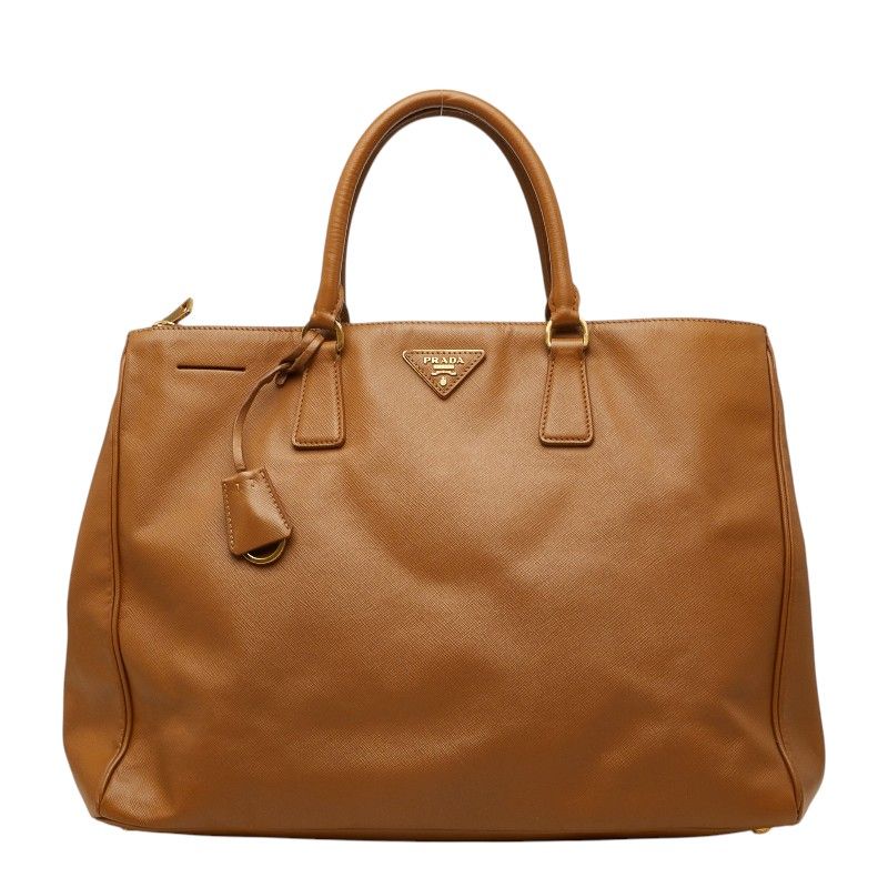 プラダ 三角ロゴプレート ハンドバッグ トートバッグ ブラウン レザー レディース PRADA【1-0273924】 43,680円