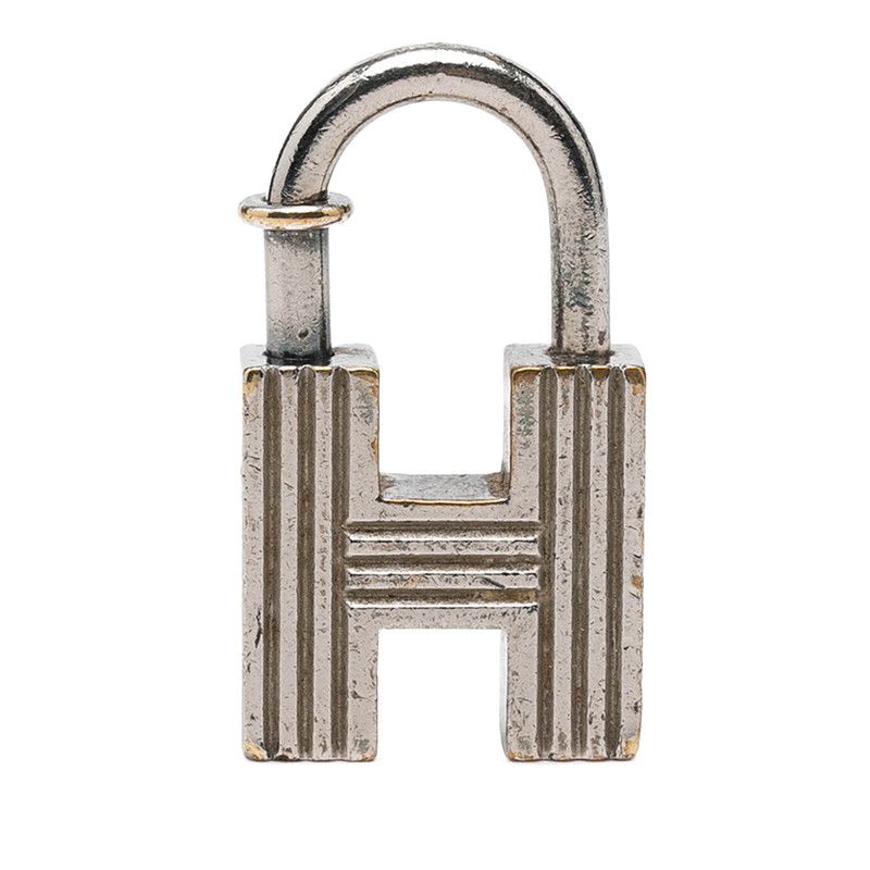 エルメス Hカデナ バッグチャーム キーホルダー シルバー メタル レディース HERMES【1-0274207】