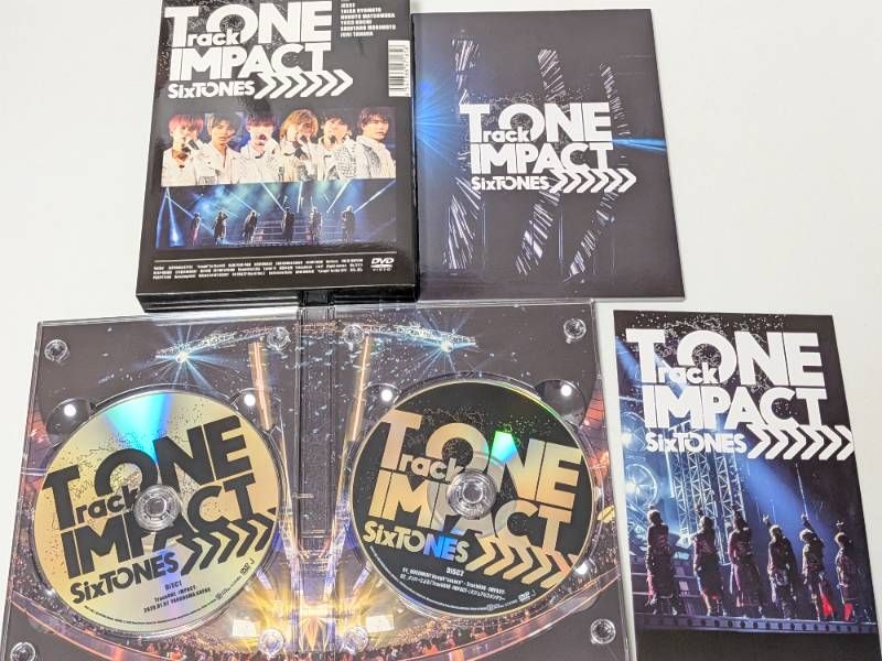 SixTONES 初回盤 ライブDVD 2本セット Track ONE IMPACT/on eST - メルカリ