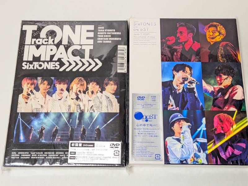 【中古】 SixTONES/on eST 2形態セット SixTONES 初回盤 ライブDVD 2本セット Track ONE IMPACT/on eST - メルカリ