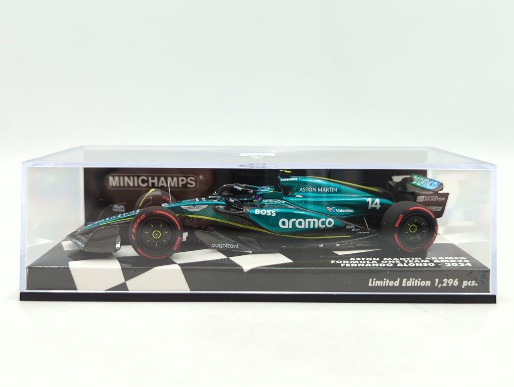 Paul'sModelArt 1/43MINICHAMPS 417240114 ASTON MARTIN ARAMCO F1 Team AMR24 FERNANDO ALONSO 2024