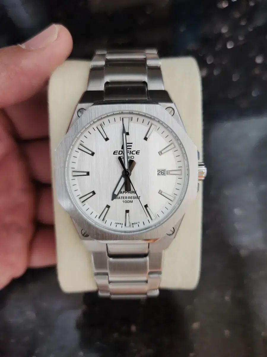 カシオ EDIFICE サファイア メンズ メタル ウォッチ (エディフィス オーク)