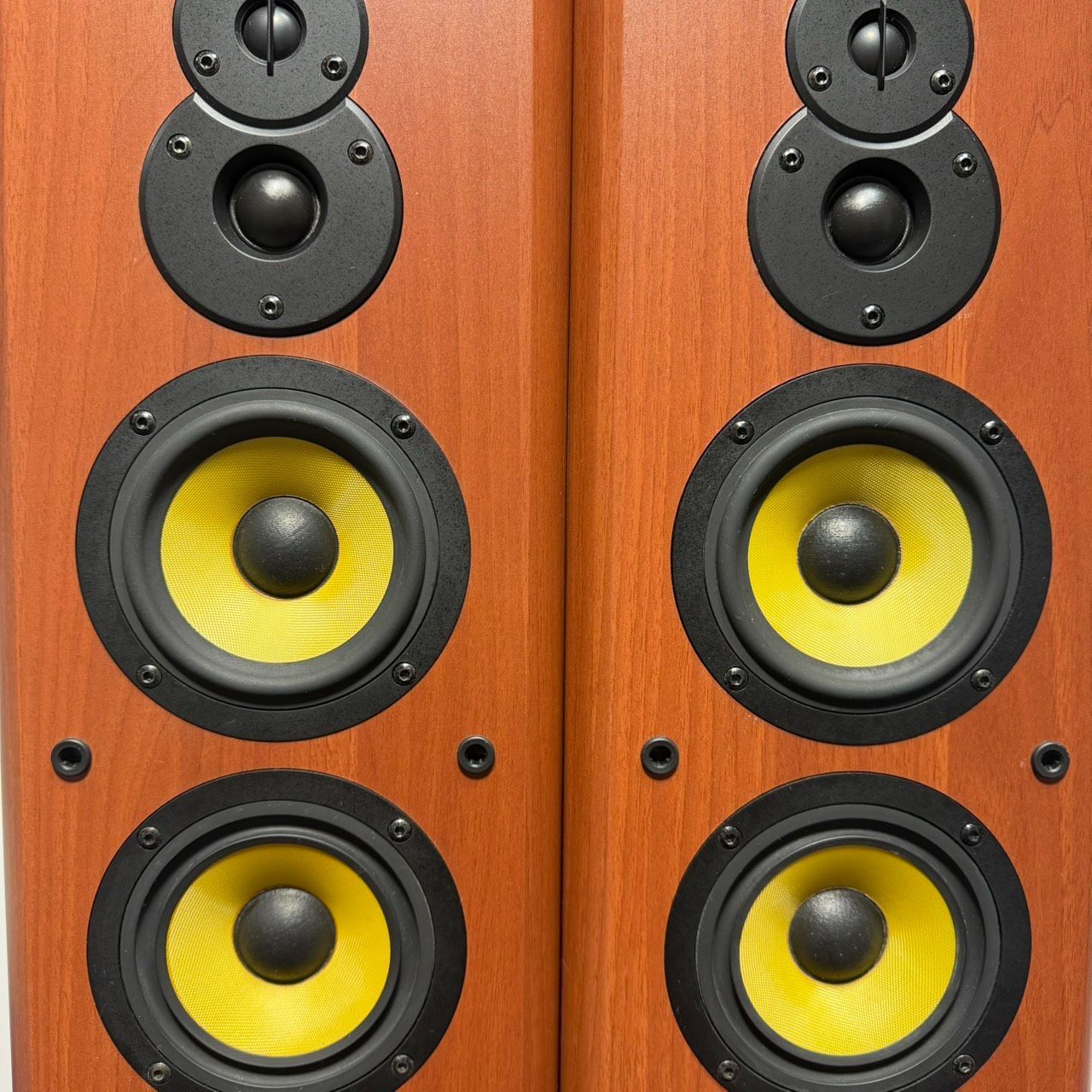 ☆動作品 送料無料 A DENON デノン SC-T555SA M 木目 トールボーイ 