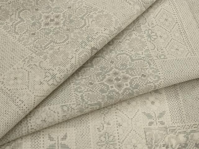 平和屋着物＊夏物　本場大島紬　夏大島　鳳凰花文　正絹　逸品　AABJ8895st 22,464円
