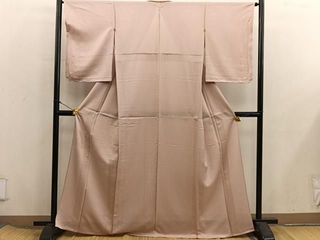 平和屋着物＊夏物　色留袖　絽　枝葉地紋　洒落柿色　正絹　逸品　BAAX8115mz