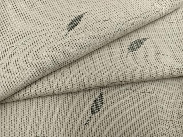 平和屋着物＊夏物　小紋　縦絽　草葉文　正絹　逸品　BAAX8132mz 20,306円