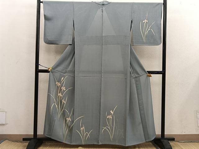 平和屋着物＊夏物　訪問着　絽　友禅　草花文　正絹　逸品　BAAX8138mz 37,180円