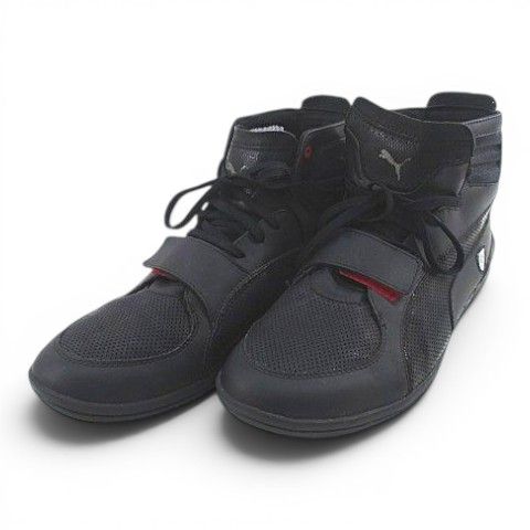 プーマ PUMA フェラーリ Ferrari コラボ ドライビングパワー2 ハイカットスニーカー 27.0㎝ ブラック 黒系 304431