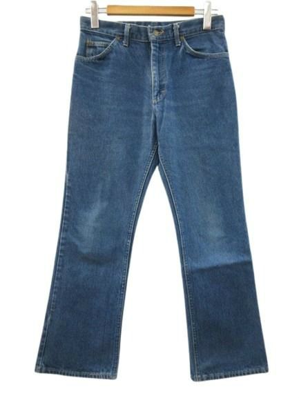 リー LEE 80s 202-0347 デニムパンツ ブーツカット ジーンズ USA製 42TALON ヴィンテージ ブルー W31