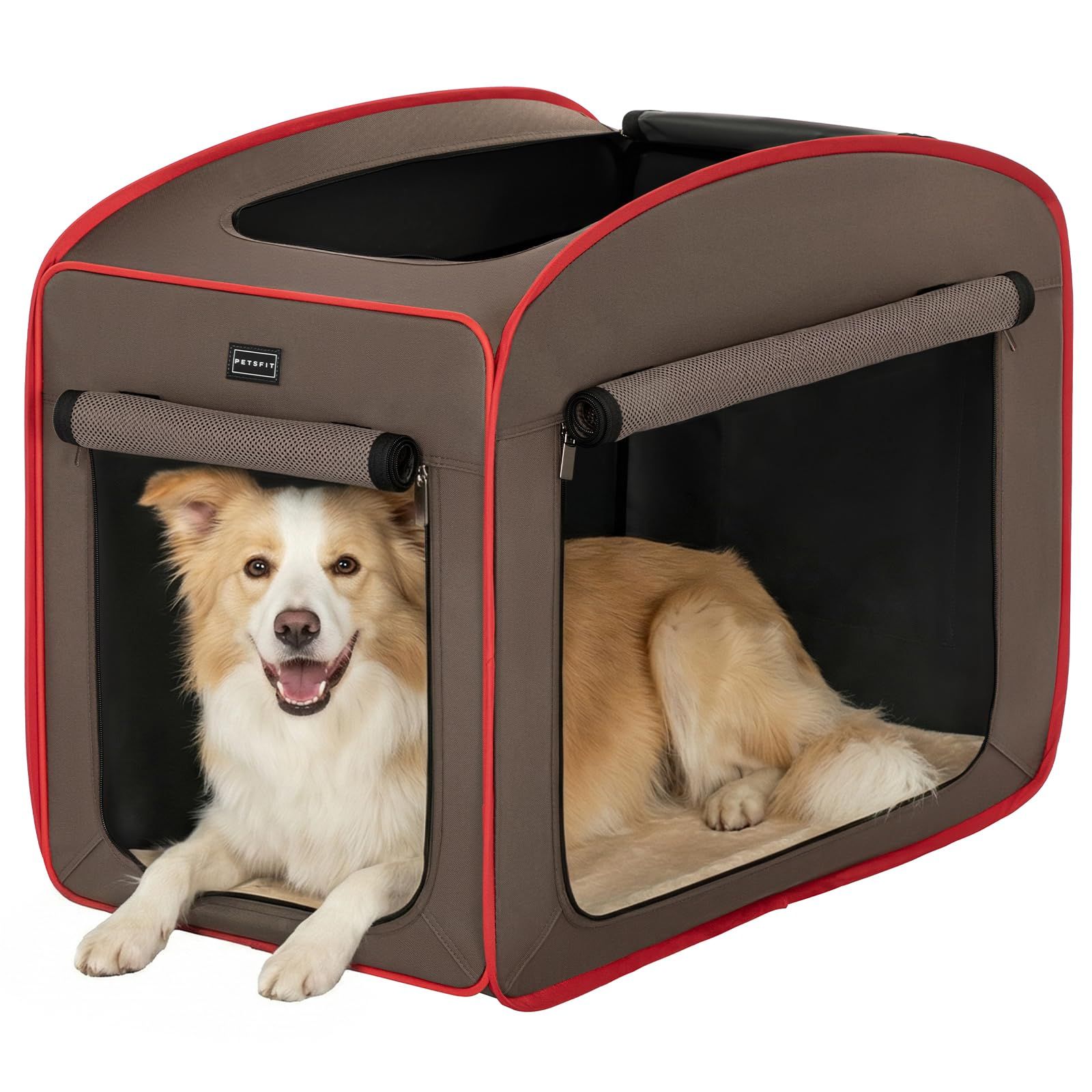 Richell ペットハウス DX-490 犬小屋 ブラウン 【本店】【正規代理店