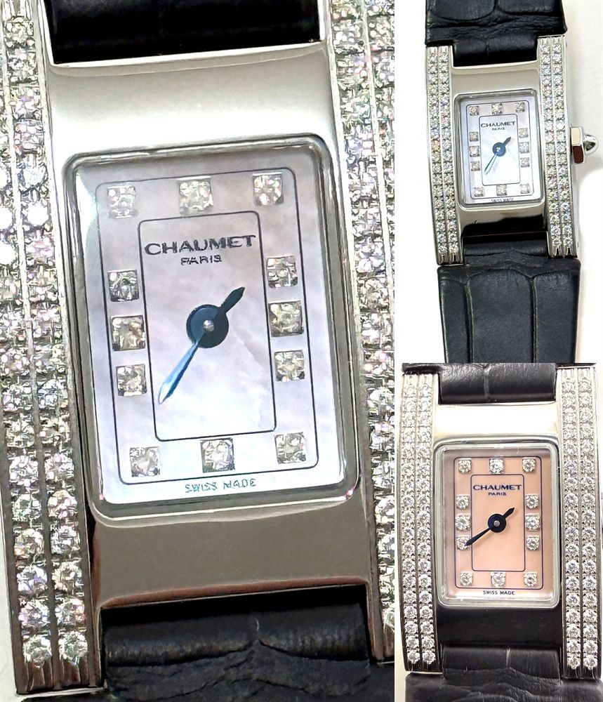 未使用 CHAUMET ショーメ スティルドゥショーメ スタイル レクタングル