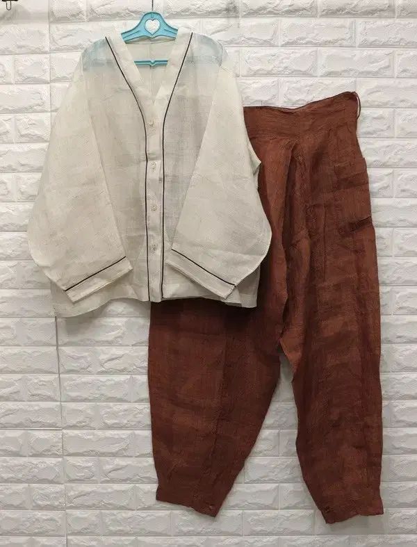 23 麻チマチョゴリ セット ユニセックス 天然 メンズ105 XL キー167 改良チマチョゴリ
