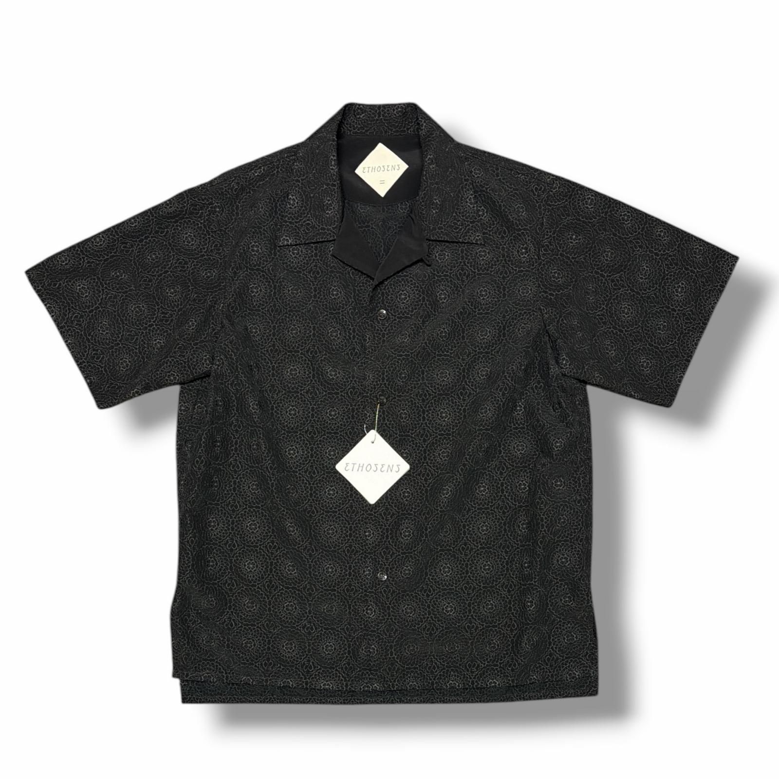 参考上代53900円 未使用 ETHOSENS Embroidly SS shirt エンブロイ