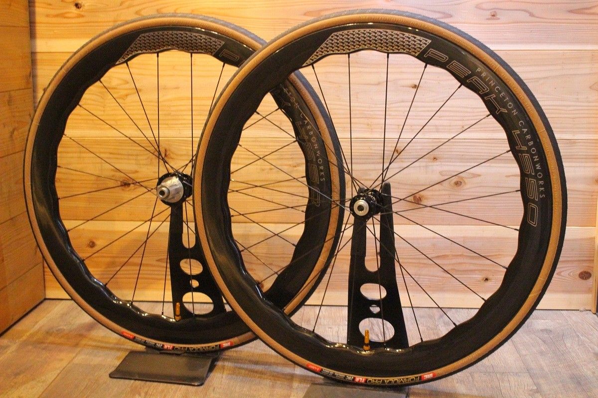 ブラウン　Diner　カーボンホイール　前後セット プリンストン PRINCETON CARBON WORKS ピーク PEAK4550 DISC カーボン