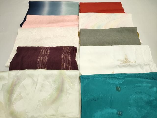 平和屋着物★和装小物　帯揚げ10枚セット　正絹　逸品　DABI0013xg