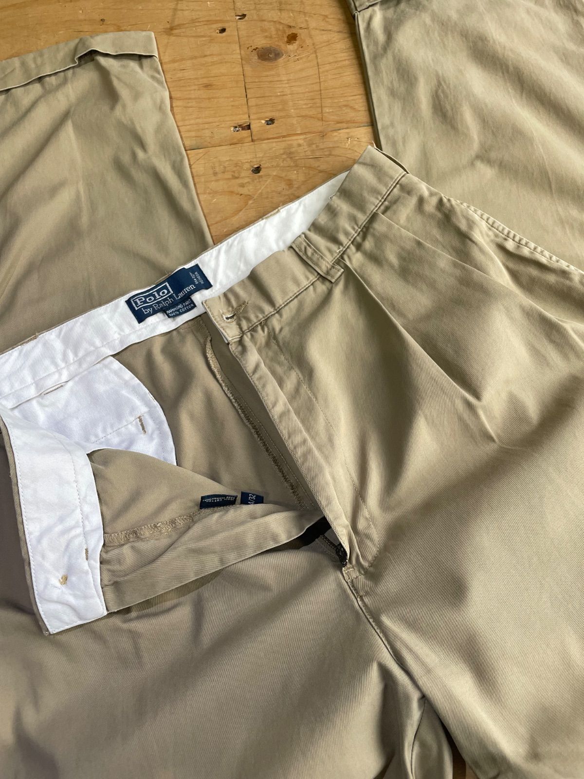 1990's~ Polo　Chino Pants　SIZE : W33 L31.5　1990年代~　ポロ　ラルフローレン　チノパンツ　ポロチノ　ハモンドパンツ