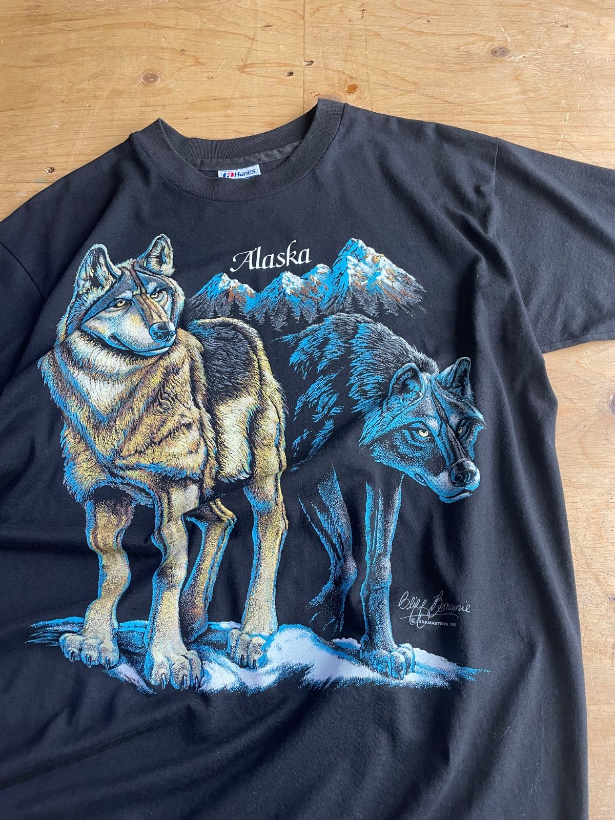 1990's Cliff Bonamie　T-Shirt　SIZE : L