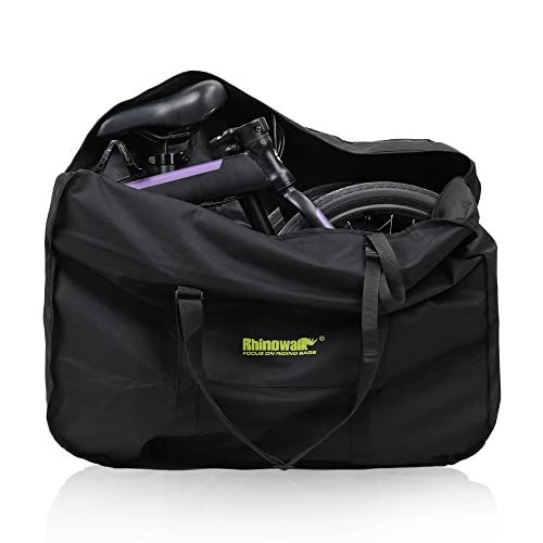 Rhinowalk 輪行袋 輪行バッグ 折りたたみ自転車用輪行袋 収納バッグ 14~16インチ対応 ツーリング 専用ケース付き サイクリング 防水 耐用 持ち運び便利as 9354f1a5