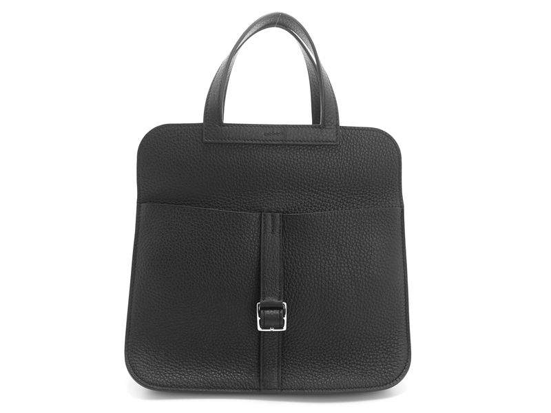 HERMES エルメス バッグ アルザン25 ブラック/SV ハンドバッグ トリヨンクレマンス/ヴォースイフト ブラック/SV レディース【中古】