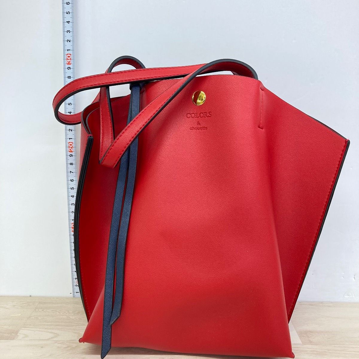 HYU JENNE レッド トートバッグ HYU JENNE レッド トートバッグ