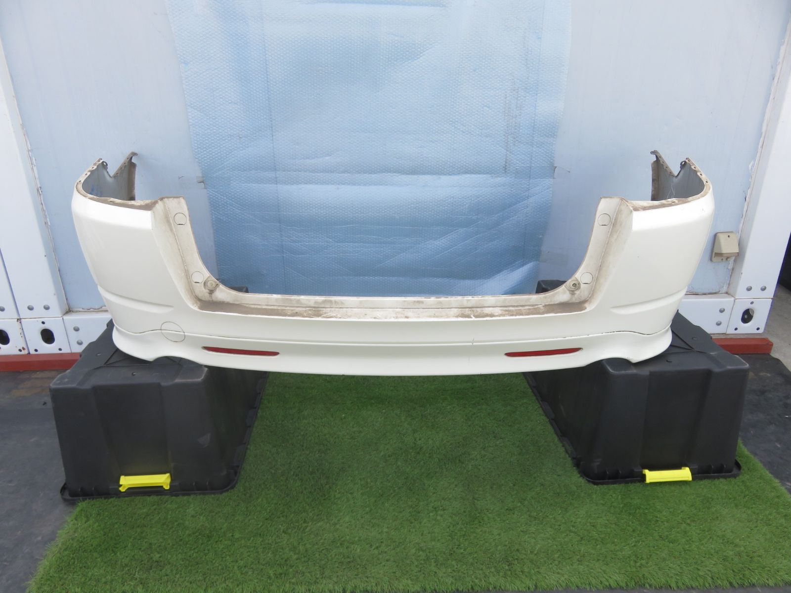 ★SFC7020/ホンダ オデッセイ RB1/RB2 後期 純正 リアバンパー リヤバンパー NH624P プレミアムホワイトパール