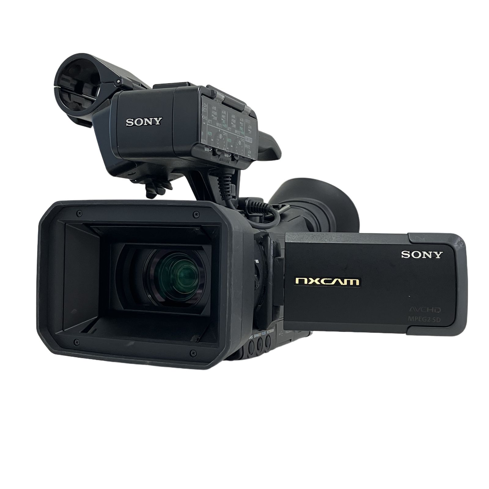 SONY HXR-NX70J NXCAM ビデオカメラ 2014年製 バッテリーなし プロ用 業務用 カムコーダー 撮影 ソニー 中古 T11324253
