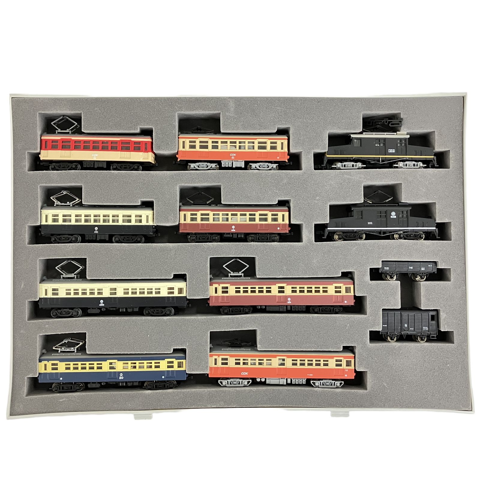 TOMYTEC 鉄コレ 第1弾 11点セット ケース付 鉄道模型 N 中古 Y11371788