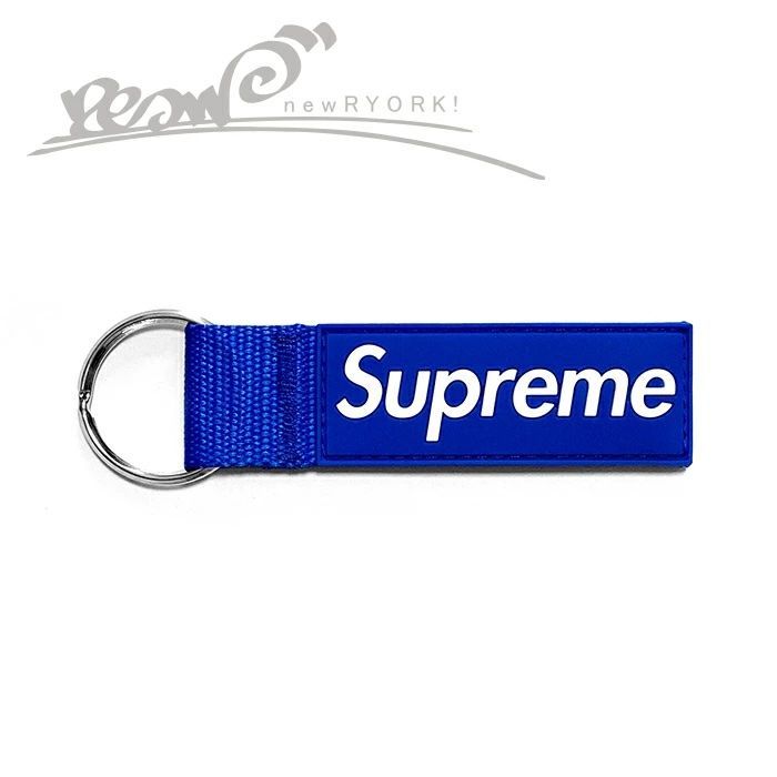 送料無料 メンズ レディース キーホルダー ブルー Supreme シュプリーム Webbing Keychain SS26A135 シュプリームウェビングキーチェーン se1505r