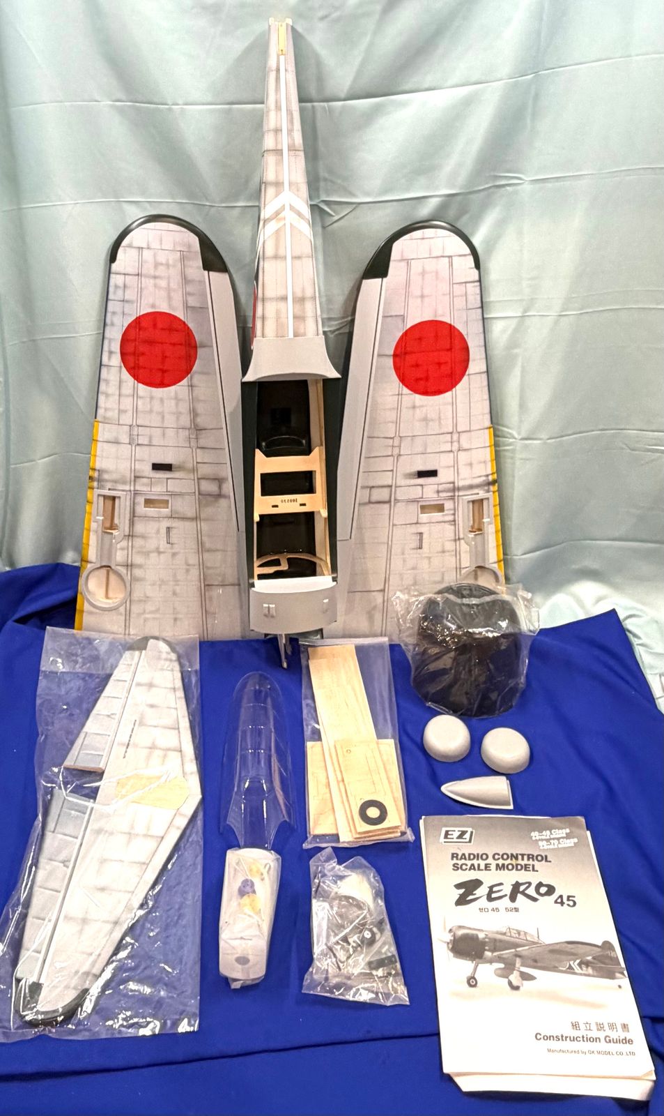OK模型　EZ ZERO 45 開封済・未使用品】MODEL EZ ラジコン スケールモデル 零戦 45 52型 1