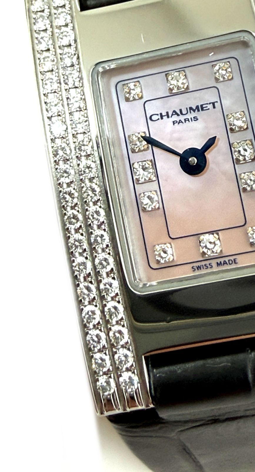 未使用 CHAUMET ショーメ スティルドゥショーメ スタイル レクタングル