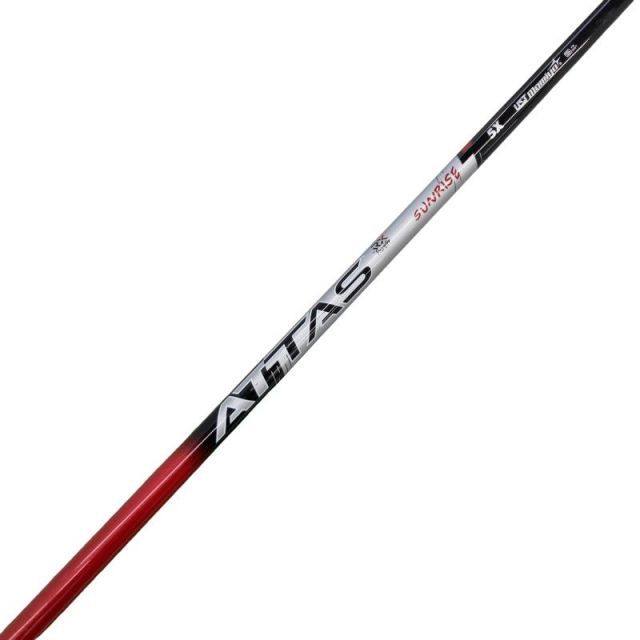 【中古】 コブラスリーブ付き(DARKSPEED系) マミヤドライバー用 シャフト ATTAS RX SUNRISE RED 5 (フレックスX)Aランク ゴルフクラブ