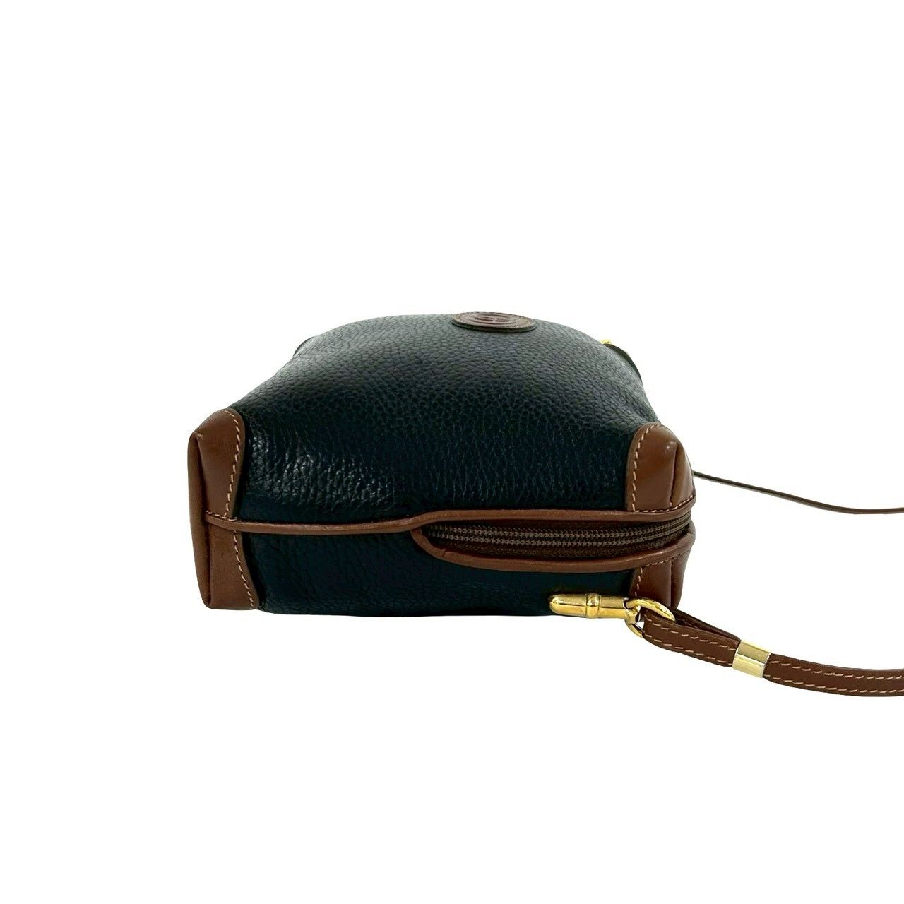 極 美品 GUCCI グッチ オールドグッチ ヴィンテージ GG ロゴ レザー 本