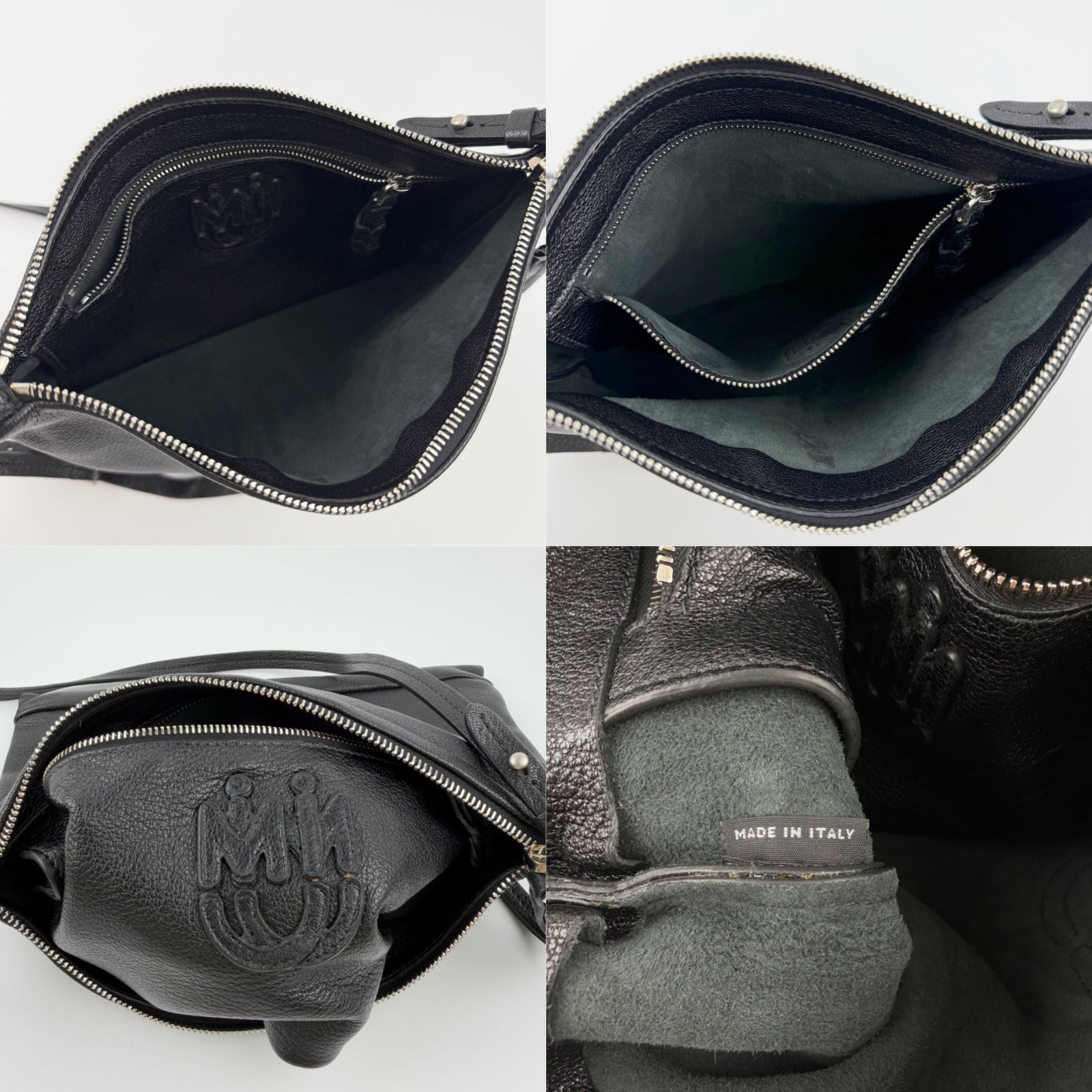 中古】MIU MIU ミュウミュウ ロゴ ショルダーバッグ クラッチバッグ